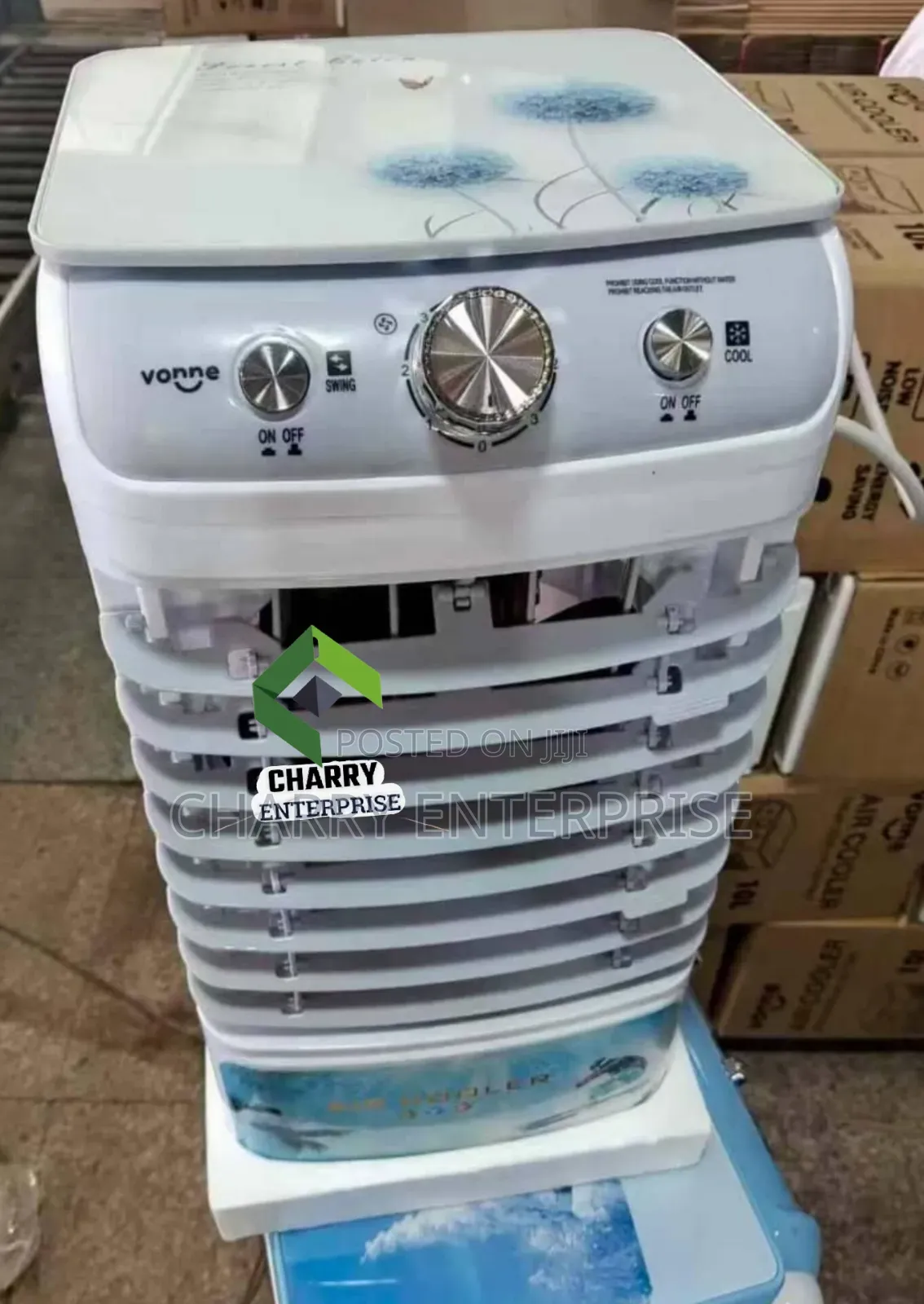 Vonne Air Cooler Fresh Cool Air Nzuri Kwa Afya Haileti Uchovu 10liter