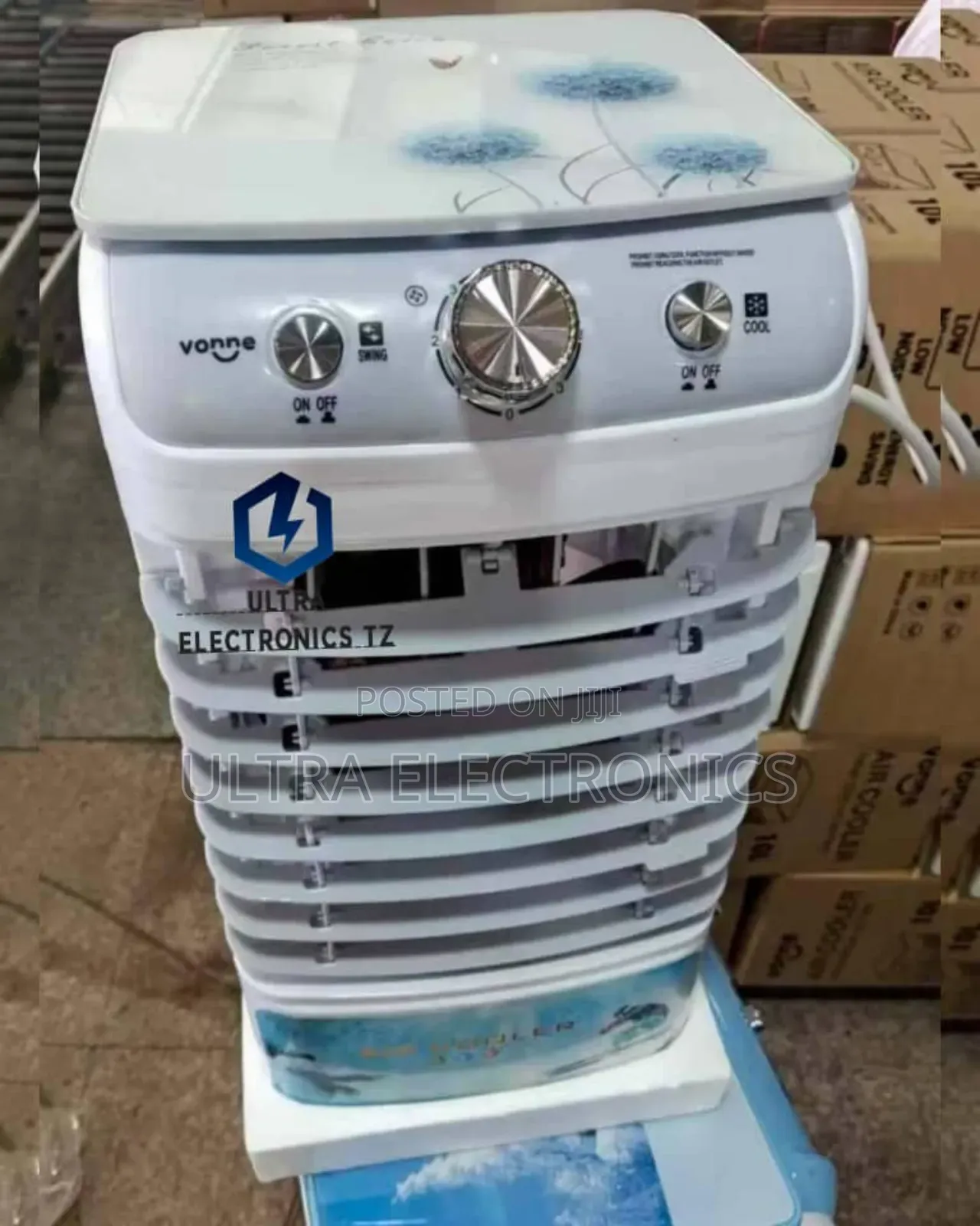 Vonne Air Cooler Fresh Cool Air Nzuri Kwa Afya Haileti Uchovu 10l