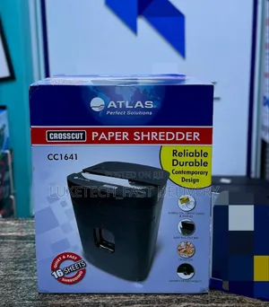 Atlas Cc1641 Crosscut Paper Shredder - Secure Document Disposal