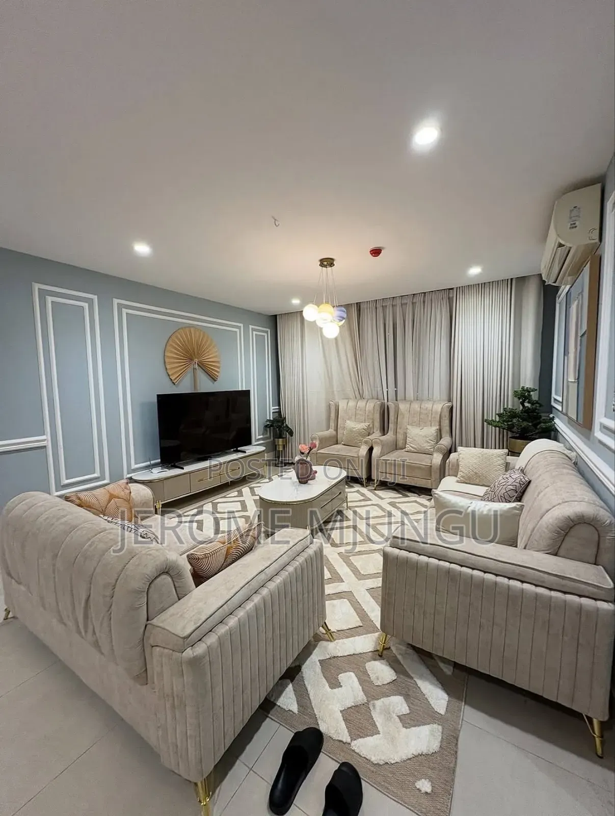Furnished 3bdrm Apartment in Mikocheni for rent