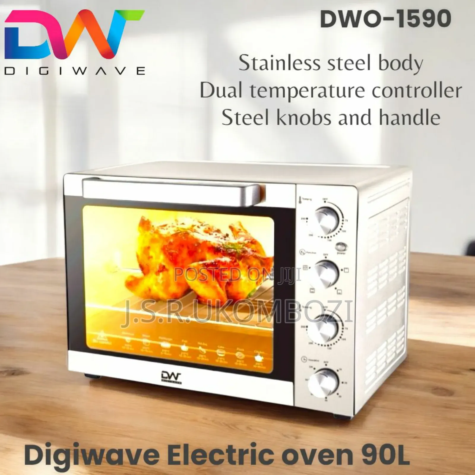 *Digiwave Electric Oven 90l