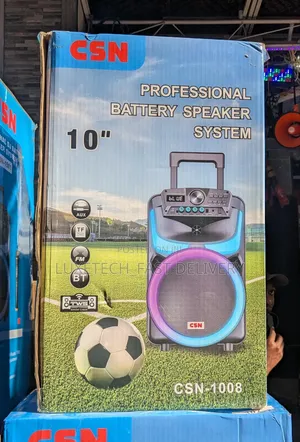 CSN-1008 Professional Speaker - For Parties, Karaoke, and Music