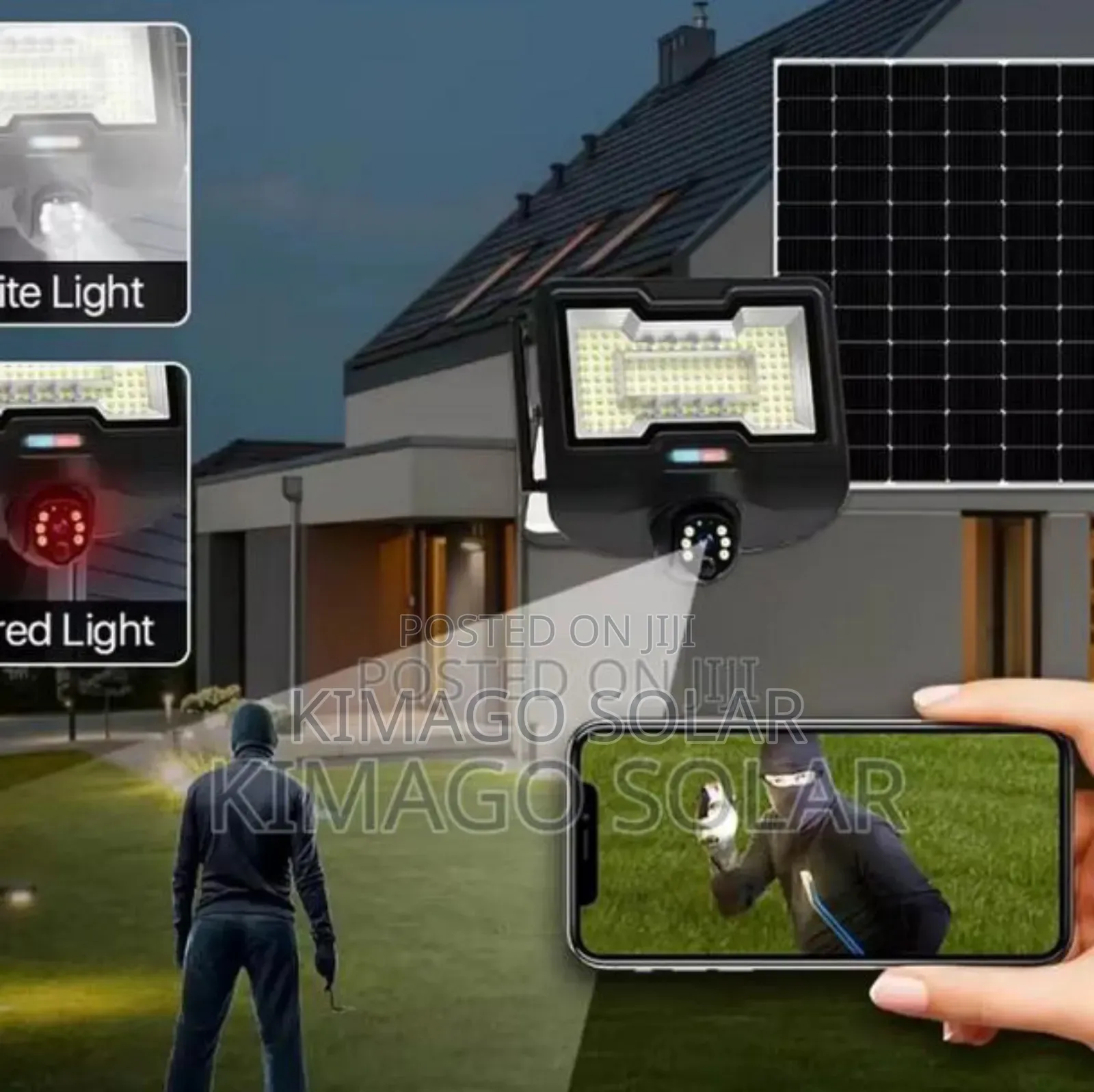 Solar Floodlight 600w Na Camera Angalia Mambo Live