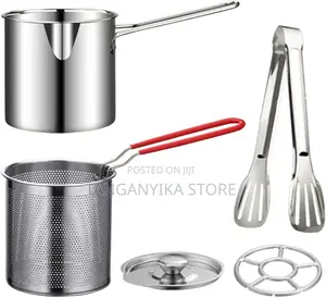 Mini Deep Fryer With a Strainer Basket