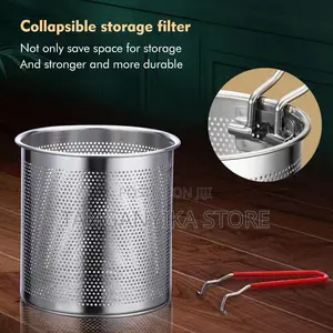 Mini Deep Fryer With a Strainer Basket