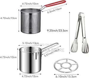 Mini Deep Fryer With a Strainer Basket