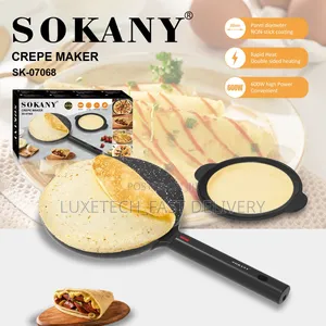 Sokany Sk-07068 Crepe Maker Non-Stick Coating - Crepes and Pancakes