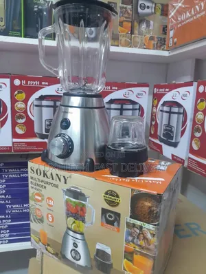 Sokany 2-in-1 Multi-Purpose Blender 1.5 Litres ( Glass Jar)