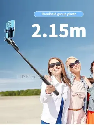  Selfie Stick Tripod Extendable Stand With Bluetooth Remote
