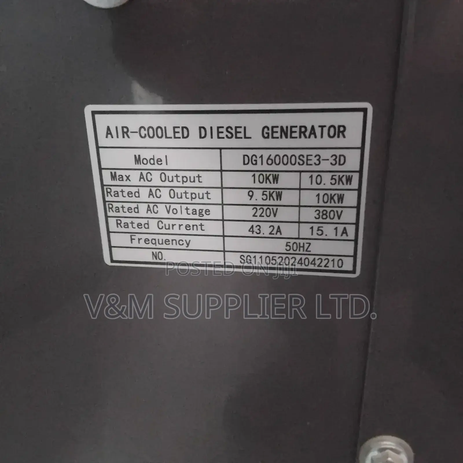 Generator Kw 10