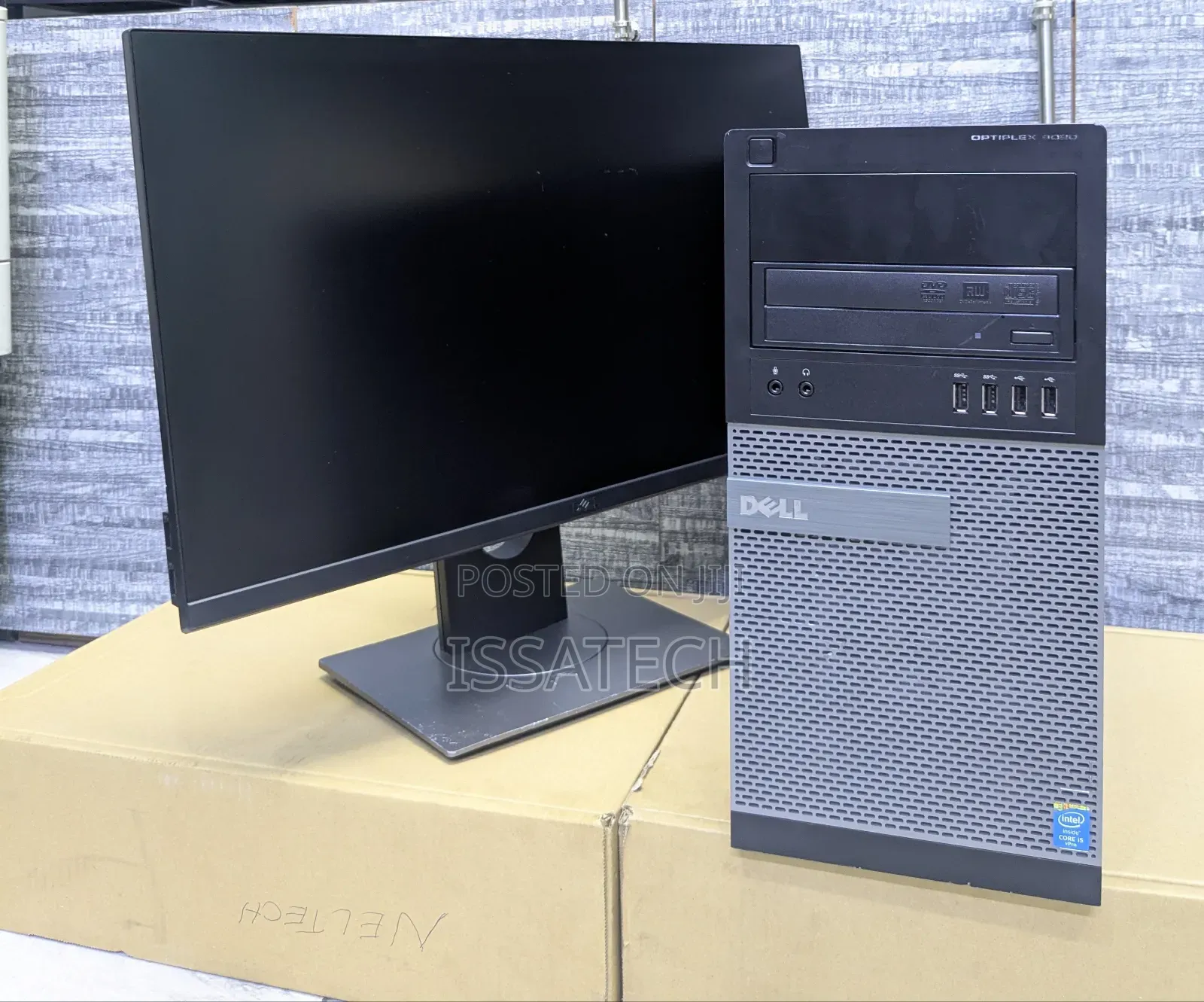Dell Optiplex 7020 Core!5 Ram 8gb, HDD 500gb,Monitor Flameless 24inch