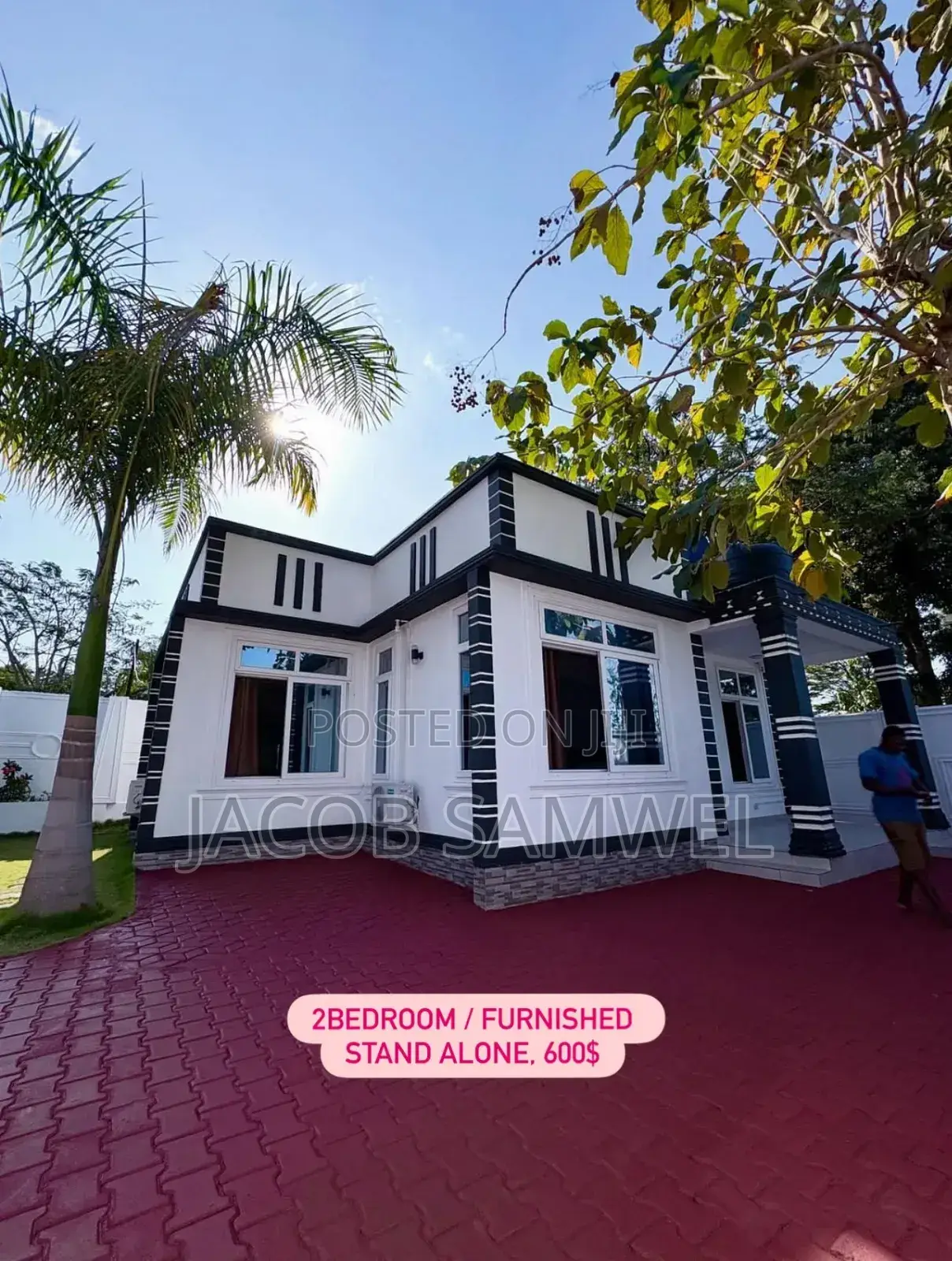 Furnished 2bdrm House in Salasala, Kinondoni for rent