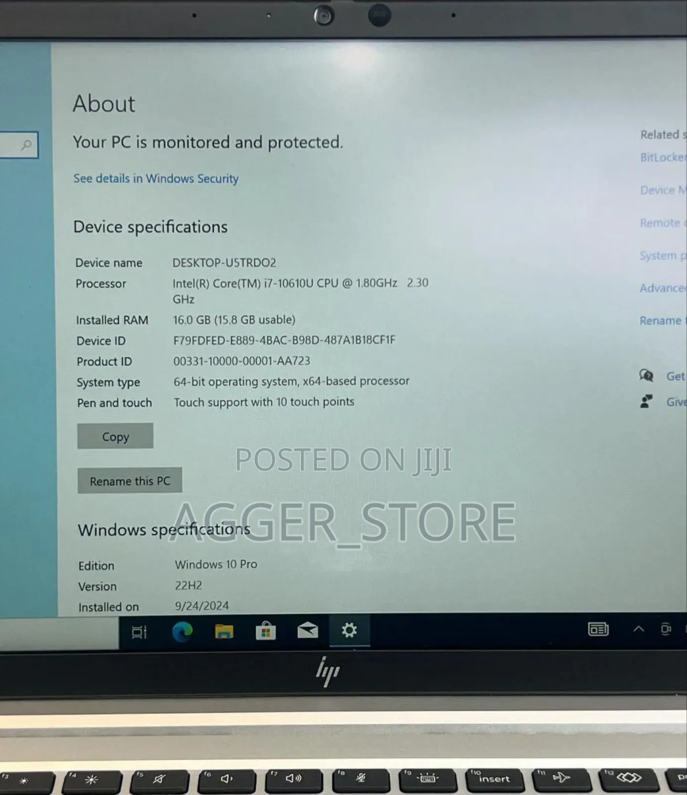 New Laptop HP EliteBook 830 G7 16GB Intel Core I7 SSD 256GB