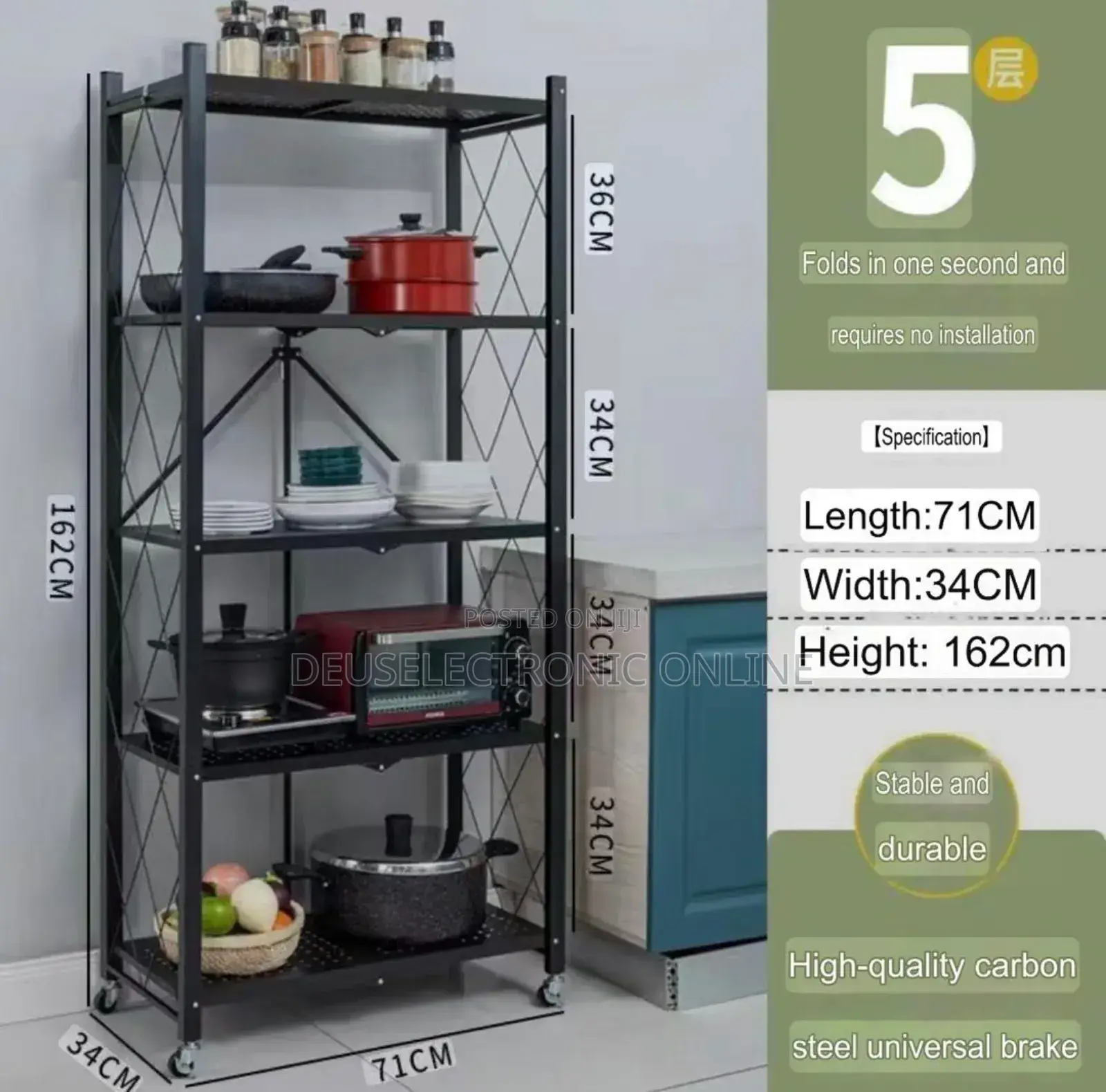 Kitchen Rack Stainless Steel
