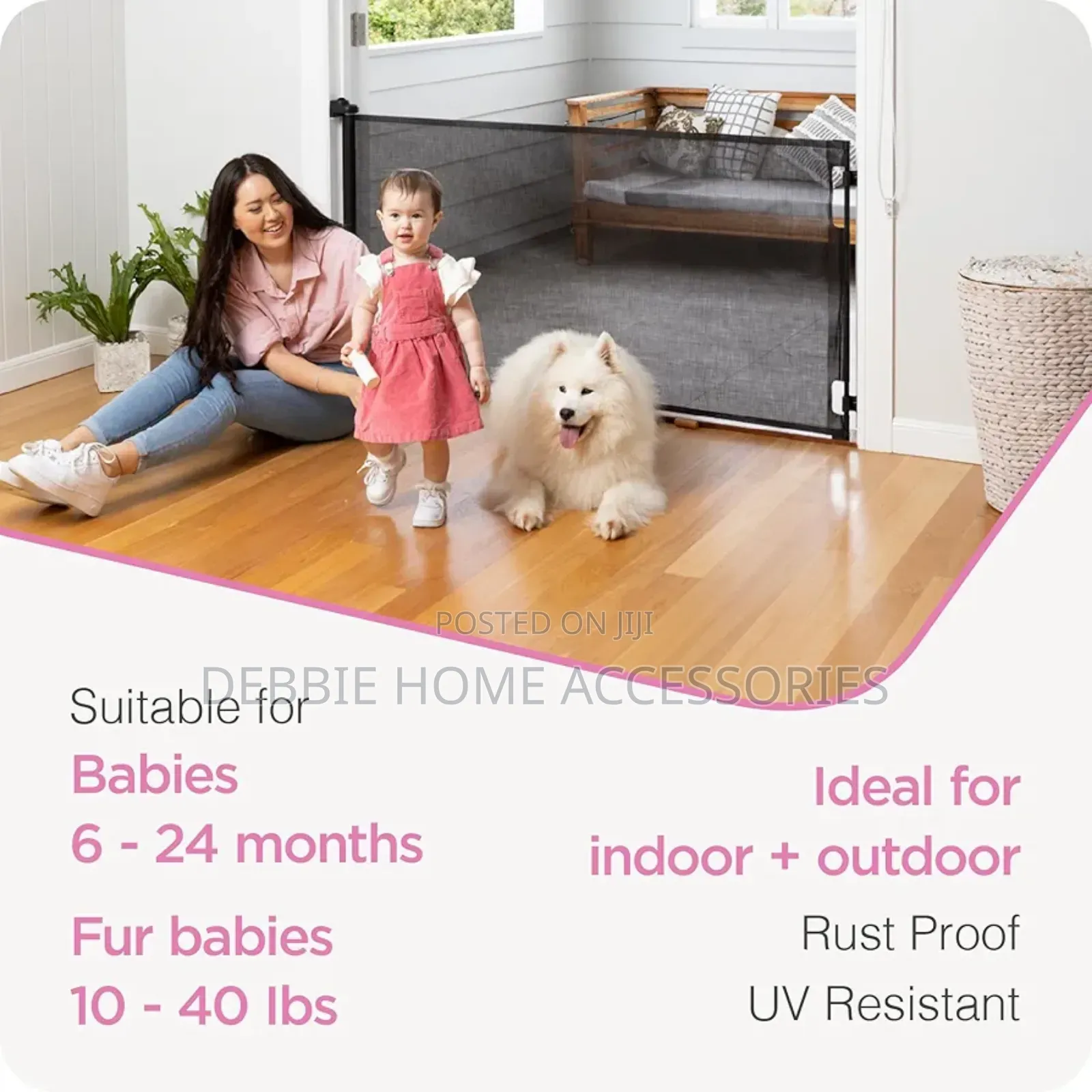 Retractable Baby Gate Perma Child Safety