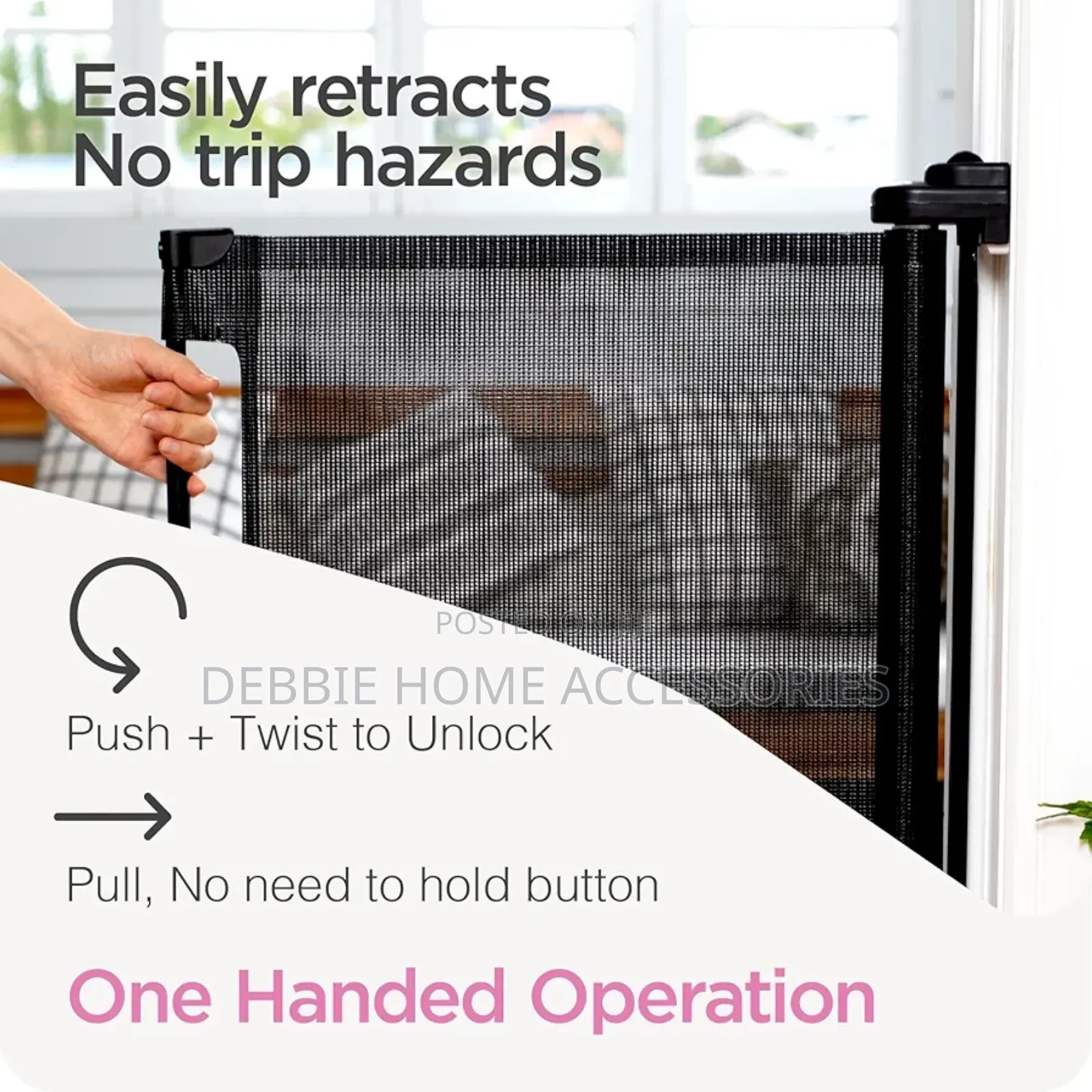 Retractable Baby Gate Perma Child Safety