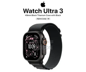 Apple Watch Ultra 3 (49mm) Black Titanium Case With Alpine Loop