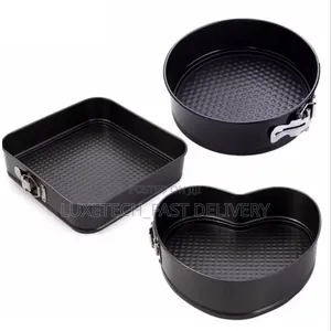 Non-Stick Coated Cake Molds - For Baking Cakes, Cheesecakes and Pies