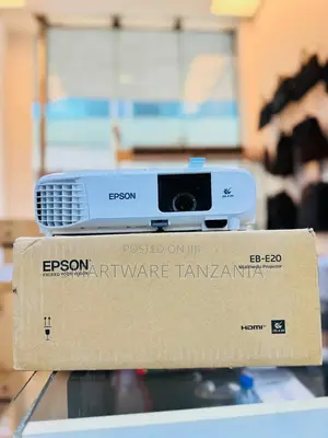 Epson Eb-E20 3lcd 3400 Lumens Portable Xga Projector - White