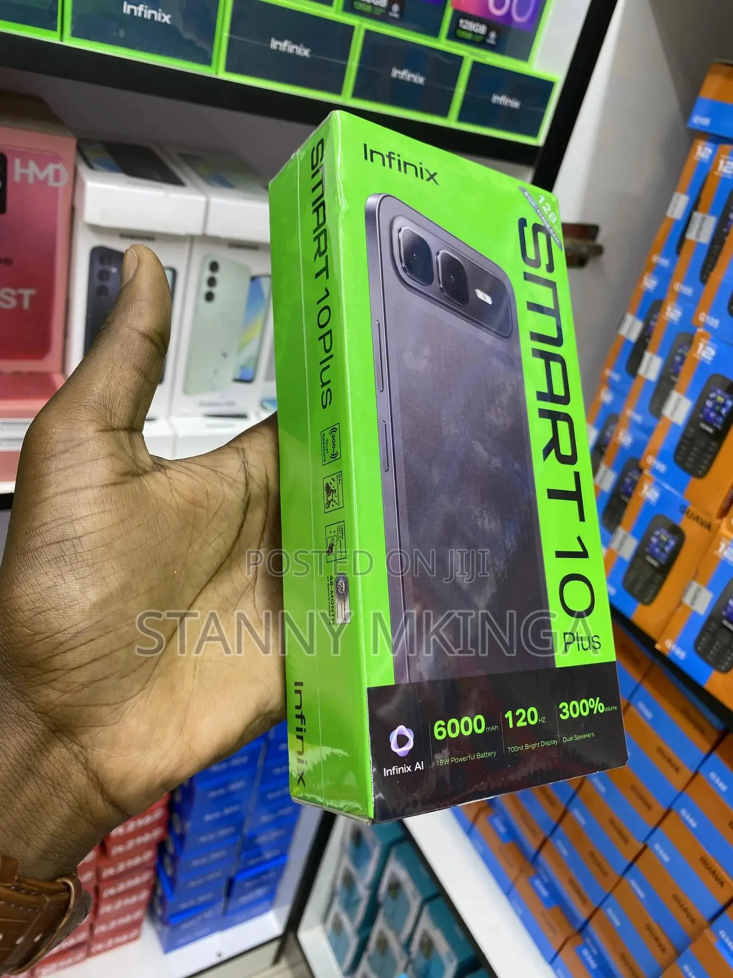 New Infinix Smart 10 Plus 128 GB Black