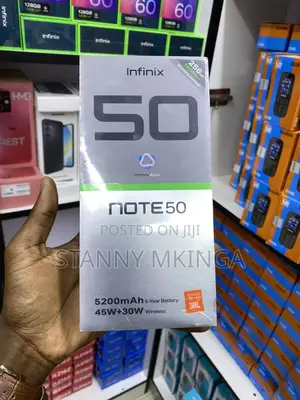 New Infinix Note 50 4G 256 GB Black