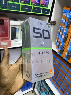 New Infinix Note 50 4G 256 GB Black