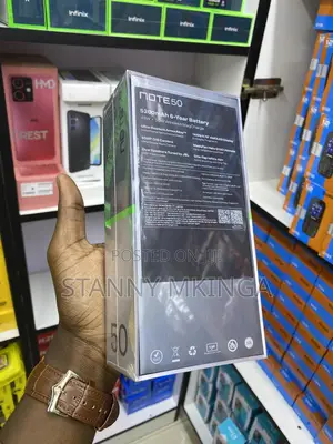 New Infinix Note 50 4G 256 GB Black
