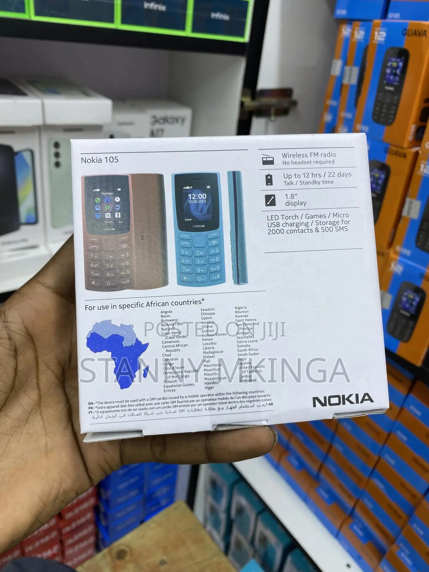 New Nokia 105 Black