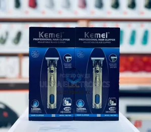 Kemei Professional Adjustable Blade Hair Clipper Rechargeable 1200mah