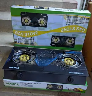 Jiko La Gass Glass Material 2 Plates Linatumia Gas Kidogo Sana