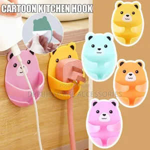 4pcs Wall Storage Hook Bear