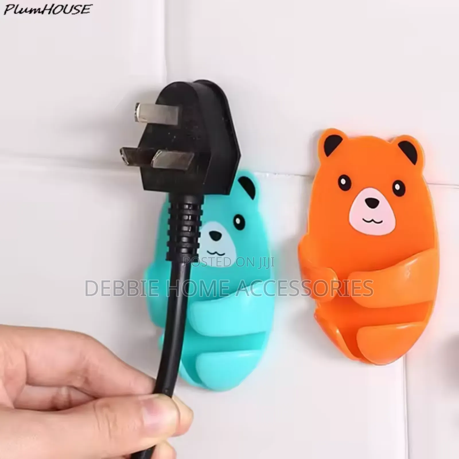 4pcs Wall Storage Hook Bear