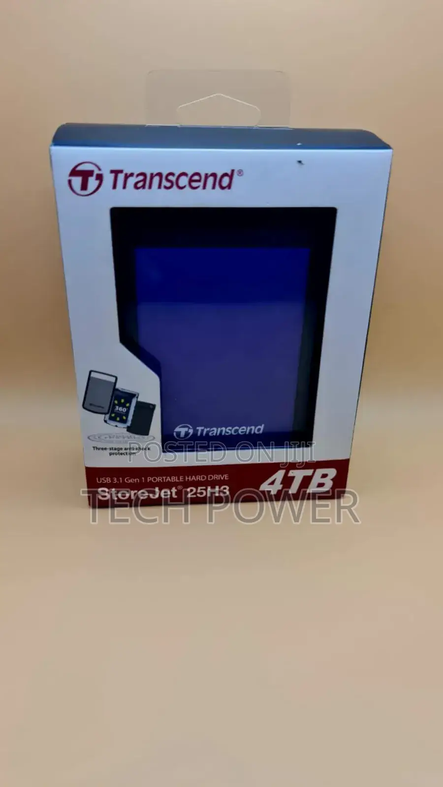4tb External Hard Drive Transcend Store Jet 25h3