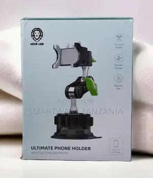 Green Lion Phone Holder With Suction Cup Mount 4.5-7.2", 360° Flexible