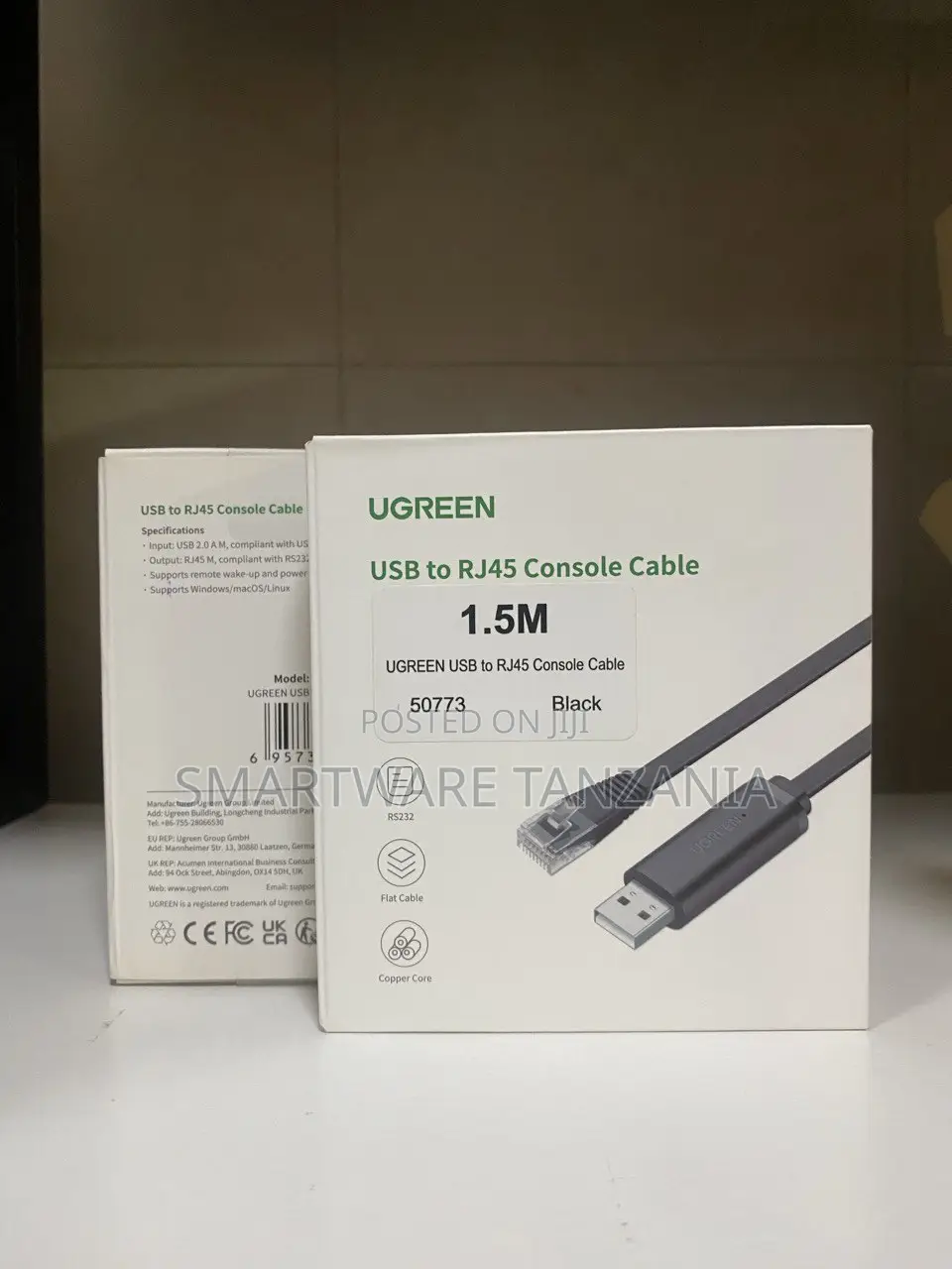 Ugreen Usb Console Cable Usb 2.0 To Rj45 With Ftdi Chip Console Cable