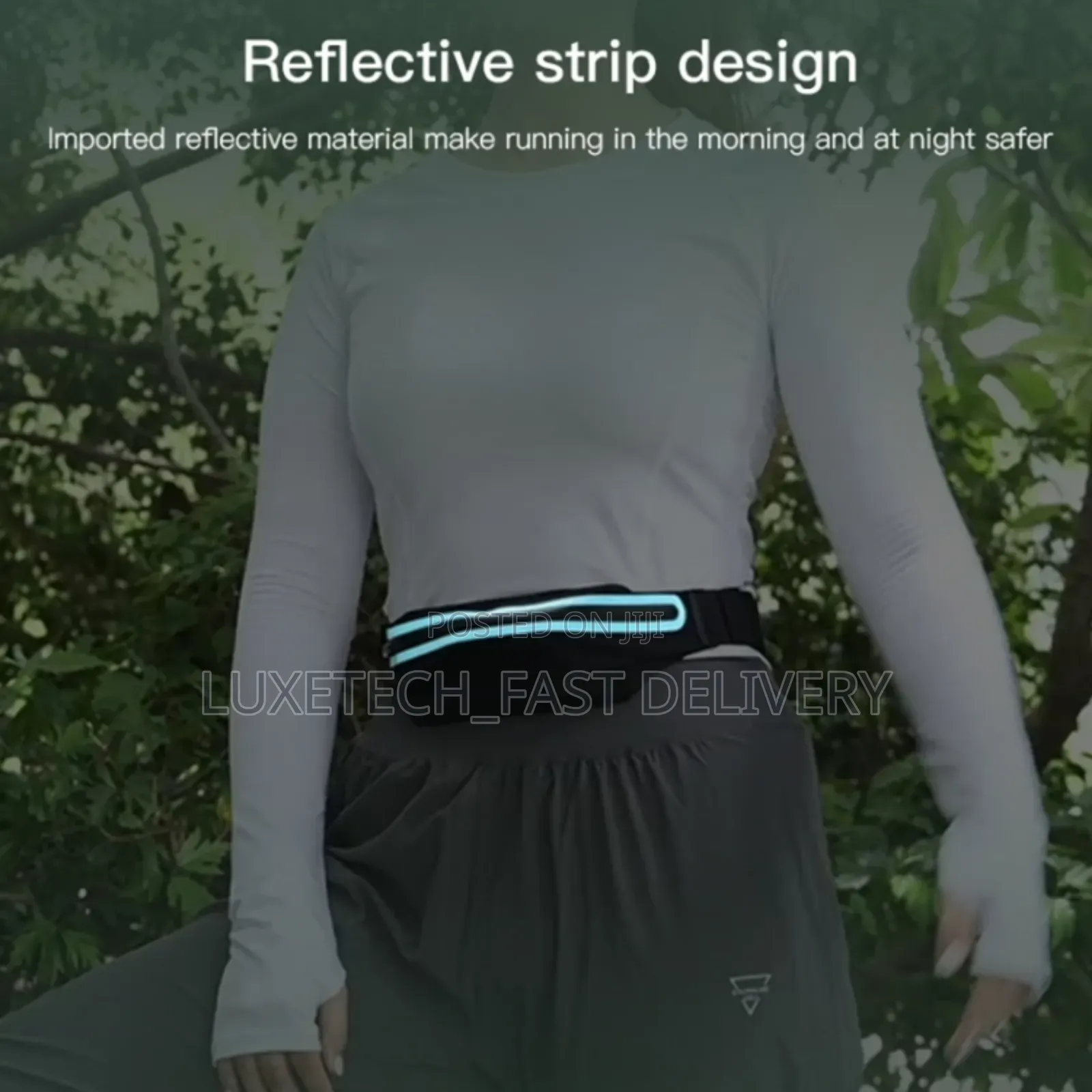 Elastic Sports Waist Bag/Sports Running Belt For Phone, Keys, And Card