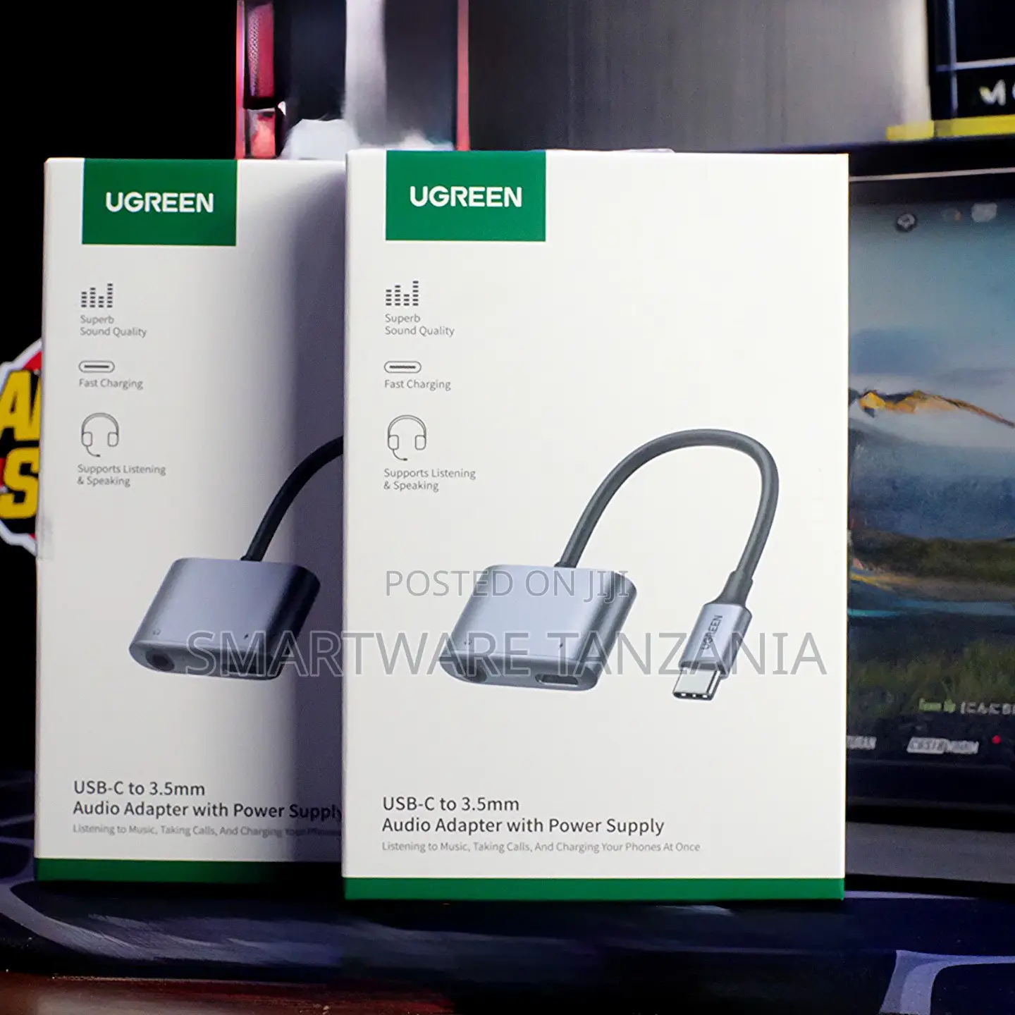 Ugreen Magnetic Usb C to 3.5mm Audio Adapter and Charger 2 in 1 Hi-Res