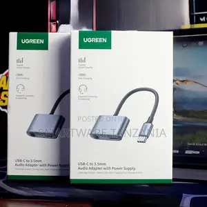 Ugreen Magnetic Usb C to 3.5mm Audio Adapter and Charger 2 in 1 Hi-Res