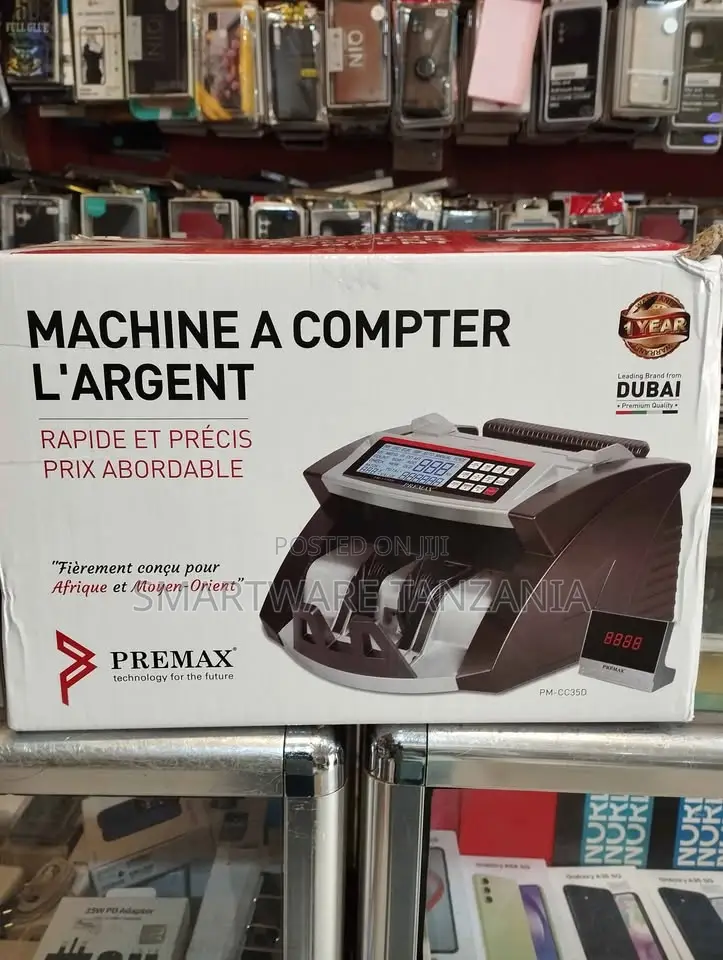 Premax Pm-Cc35d Cash Counting Machine - Fast, Accurate, Uv/Mg Detect