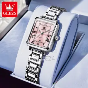 Olevs 5641 Watches for Woman Elegant Square Quartz Watch Waterproof