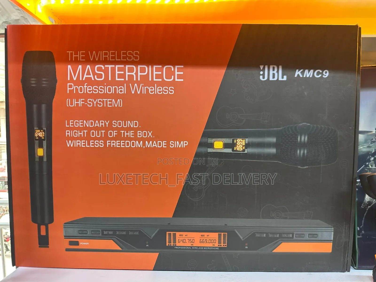Jbl Kmc9 Dual Channel Microphone System Uhf (2 Wireless Mics)