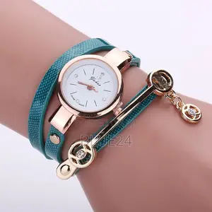 Fashion Women Bracelet Watch Gold Quartz Gift Watch Wristwatch Women