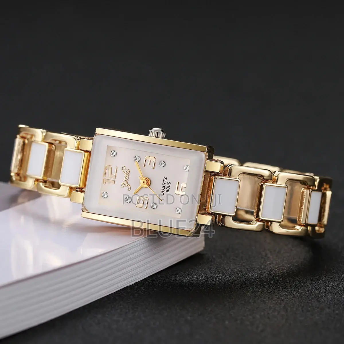 Elegant Women Watches Fashion Square Dial Quartz Wristwatch for Ladies