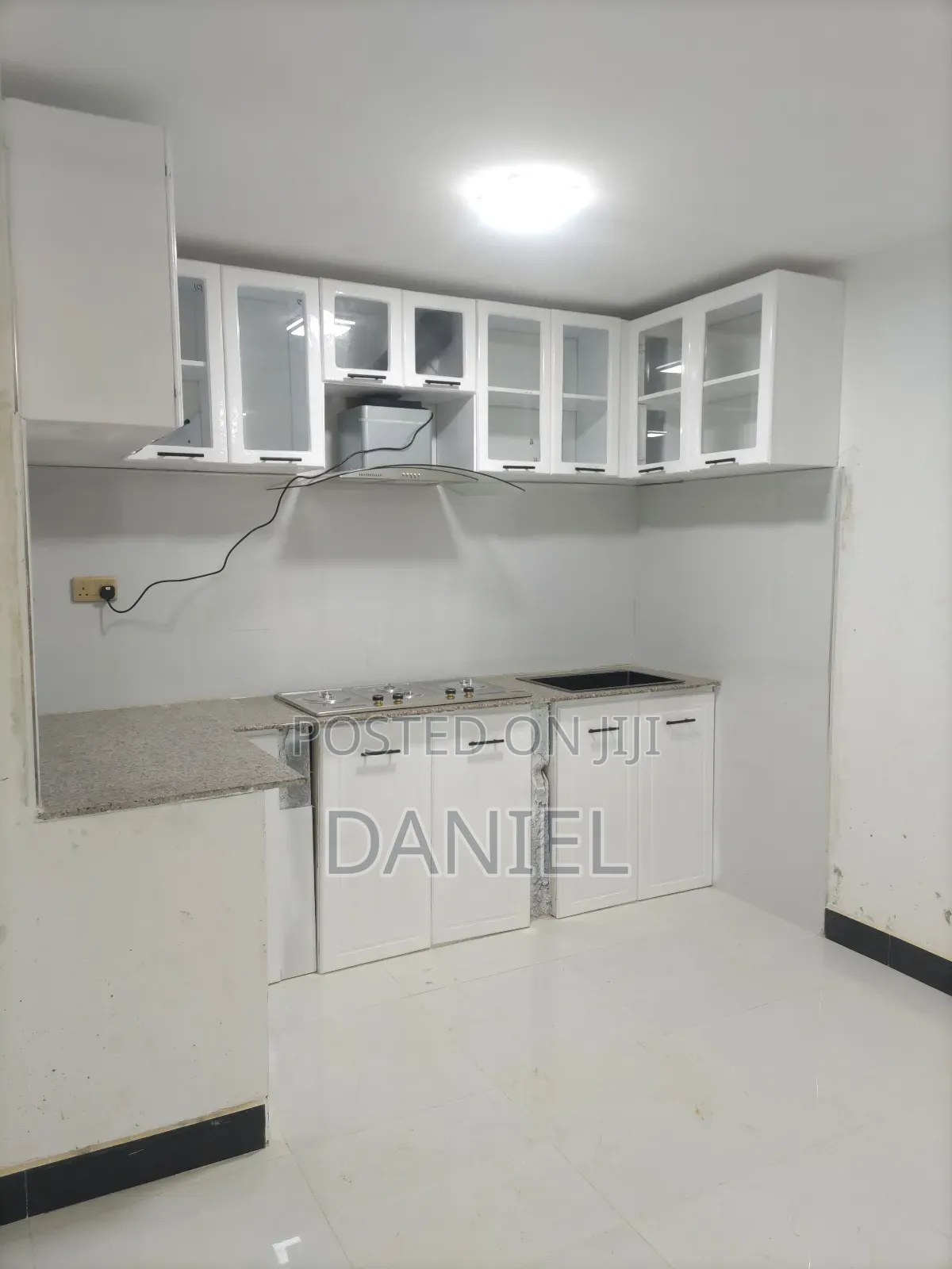 Kitchen Cabinets Installation White Color