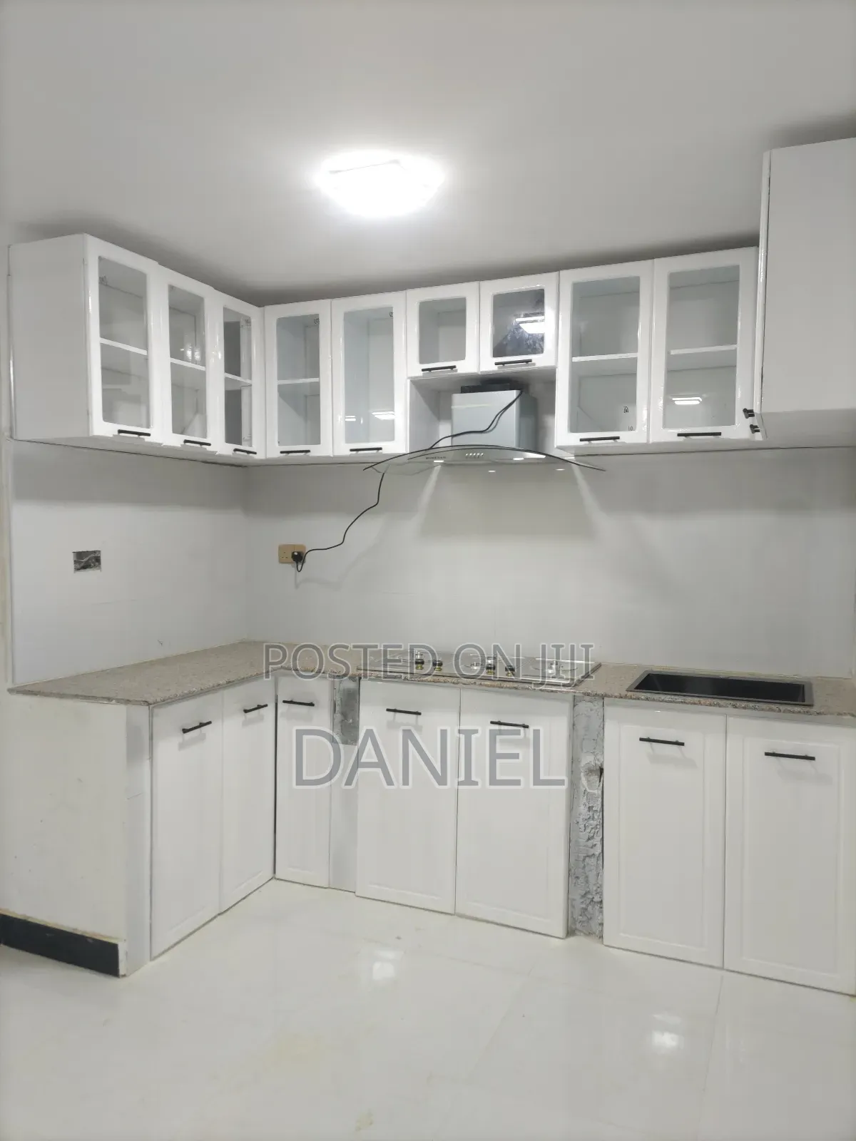 Kitchen Cabinets Installation White Color
