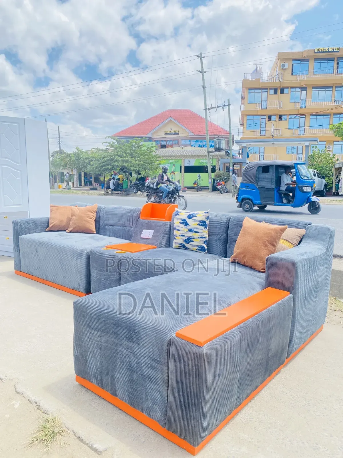 Sofa Ya L Shape Gray Color
