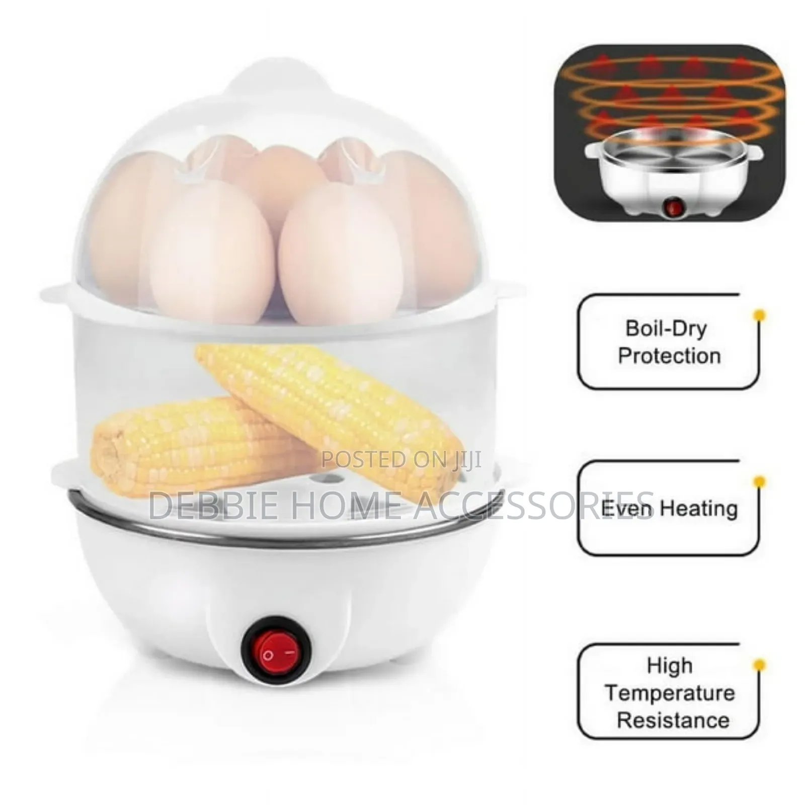 Electric Egg Cooker With Automatic Shut Off(14eggs Capacity)