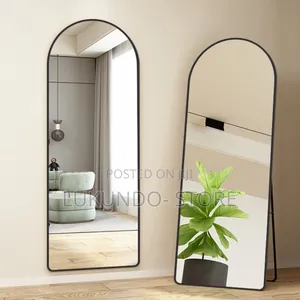 Length Body Mirror, Wall Mirror With Stand Aluminu