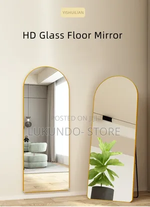 Length Body Mirror, Wall Mirror With Stand Aluminu