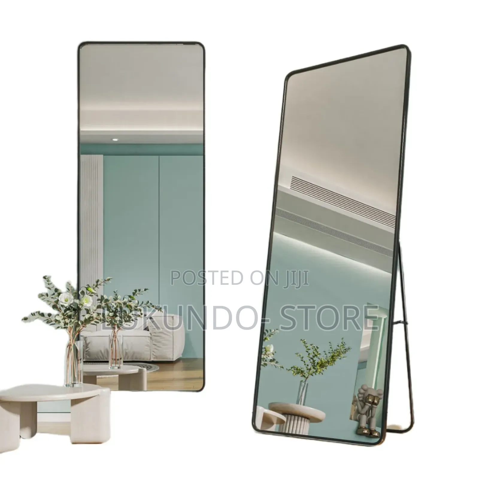 Length Body Mirror, Wall Mirror With Stand Aluminu